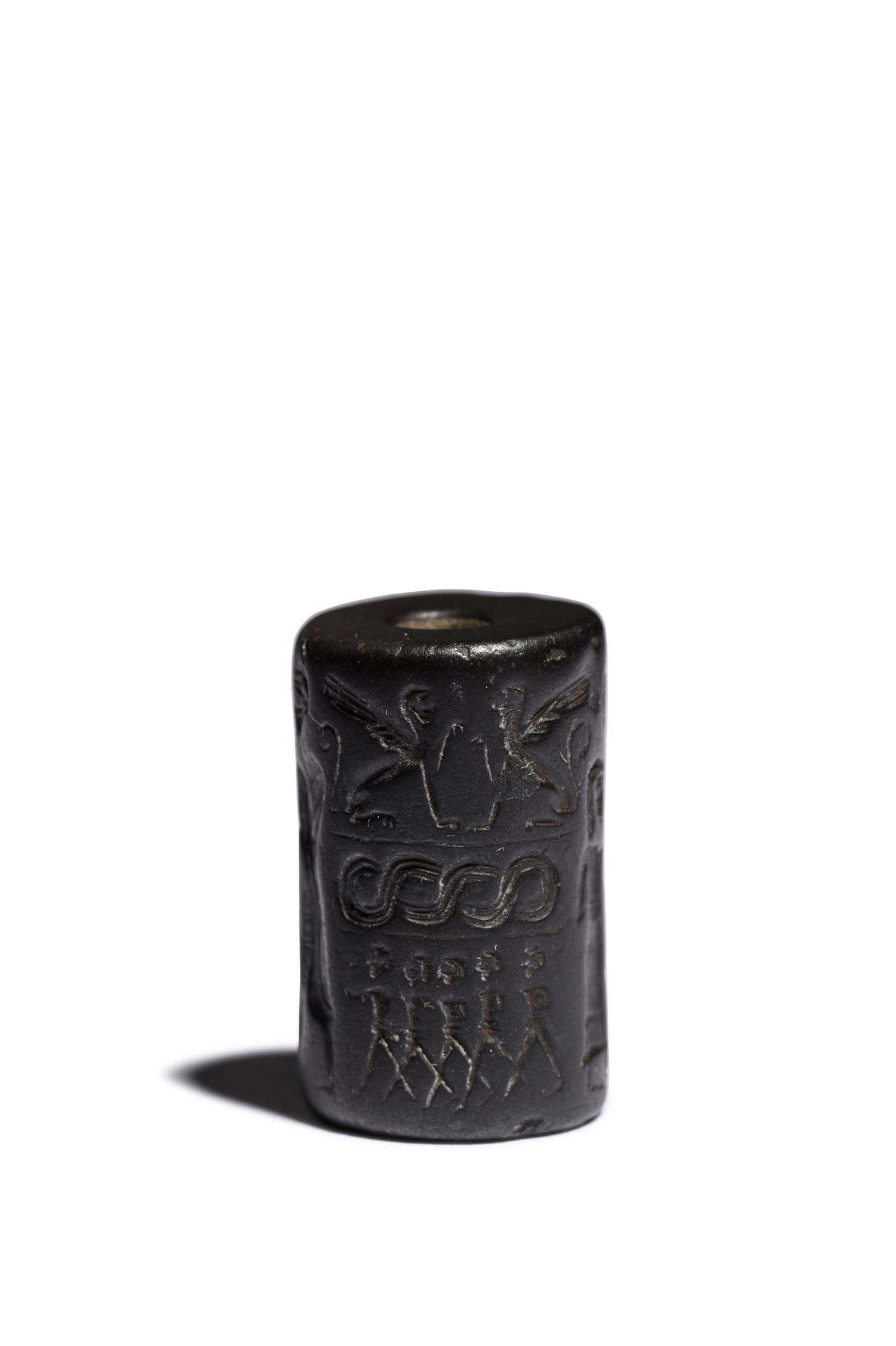 A Northern Mesopotamian Hematite Cylinder Seal