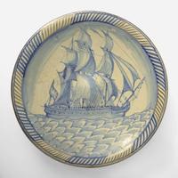 A Wedgwood Alfred Powell (1865-1960) Decorated Charger UK, circa 1925