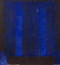 Sven Lukin, (Slovenian/American, b. 1934), Blue Declension, 1960