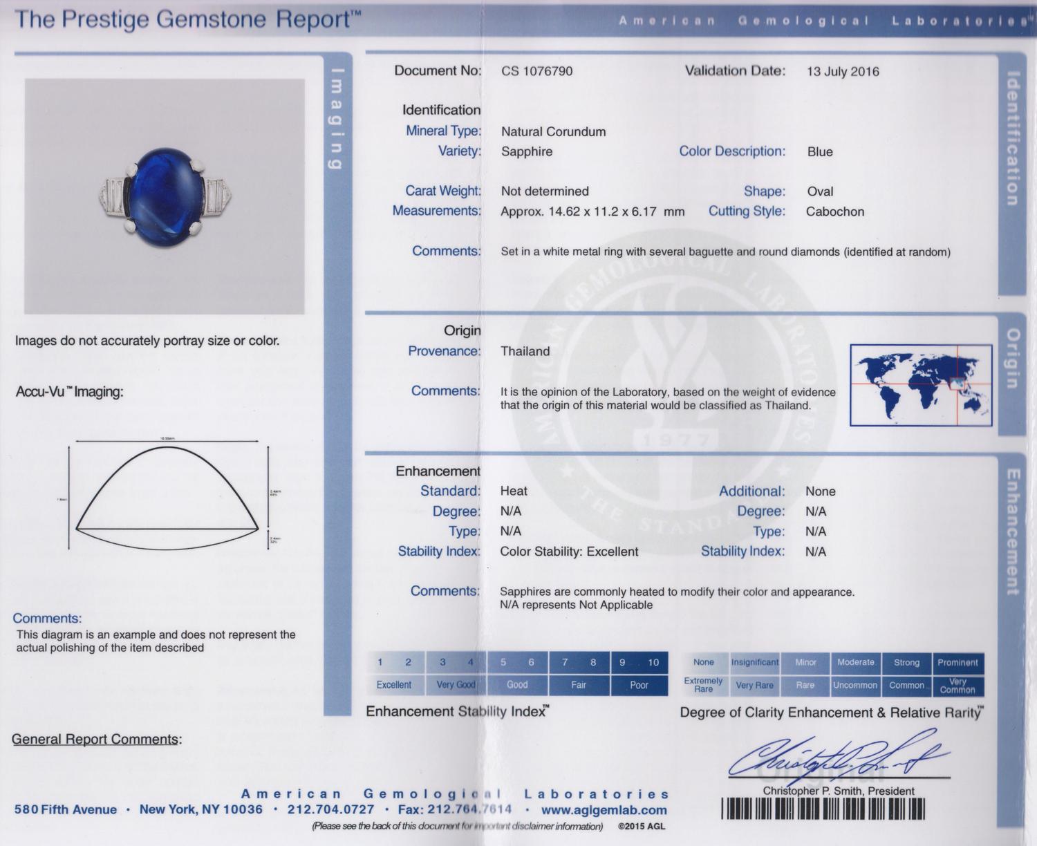 A Platinum, Sapphire and Diamond Ring, 4.70 dwts.