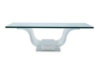 A Lalique Perles d'Eau Cocktail Table
