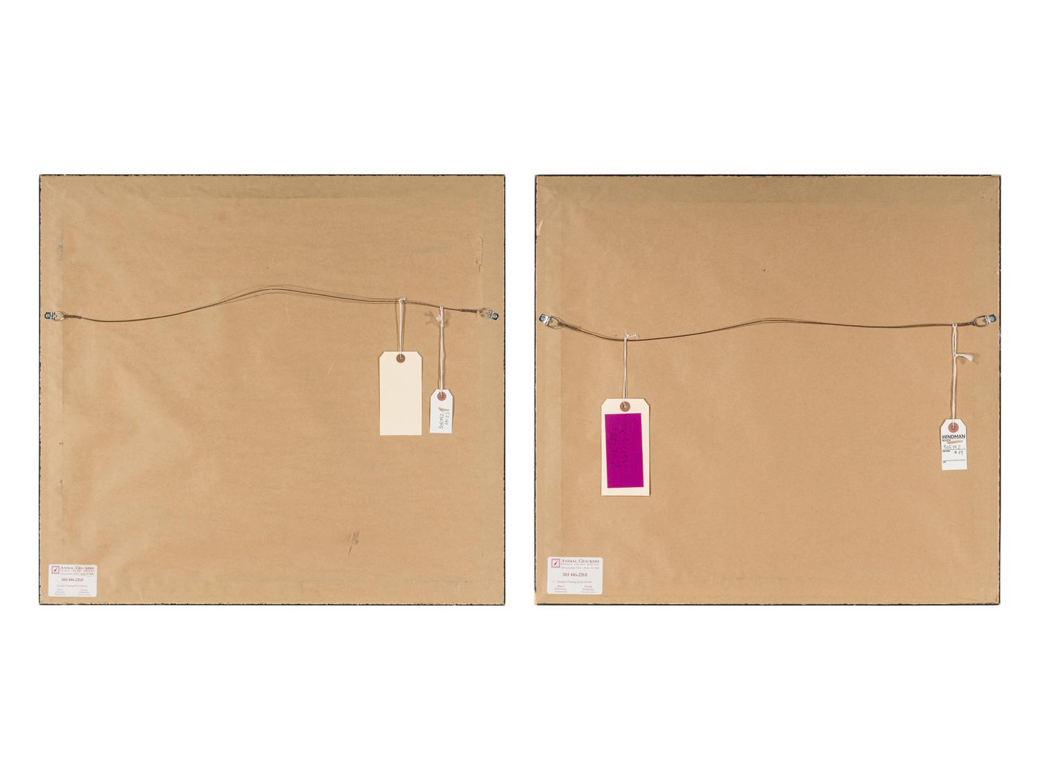 A pair of prints (Beach; Shower)