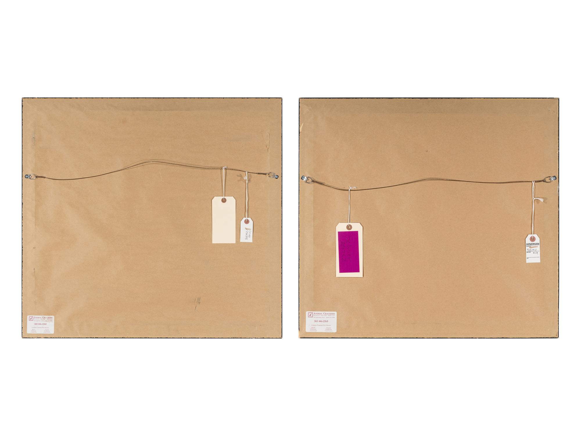 A pair of prints (Beach; Shower)
