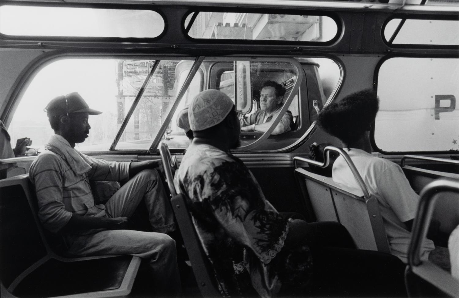 Bus Passing a Truck Driver from Visions of Hopes and Desires