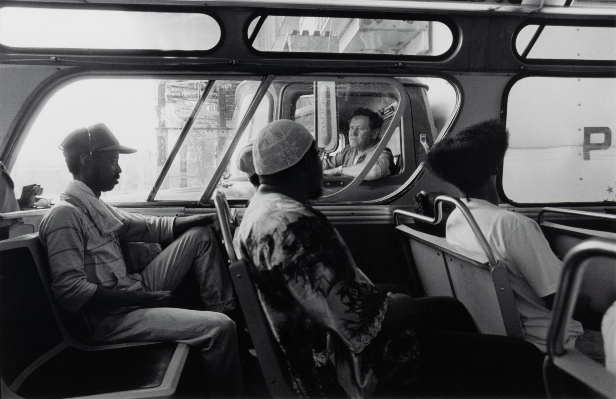 Bus Passing a Truck Driver from Visions of Hopes and Desires