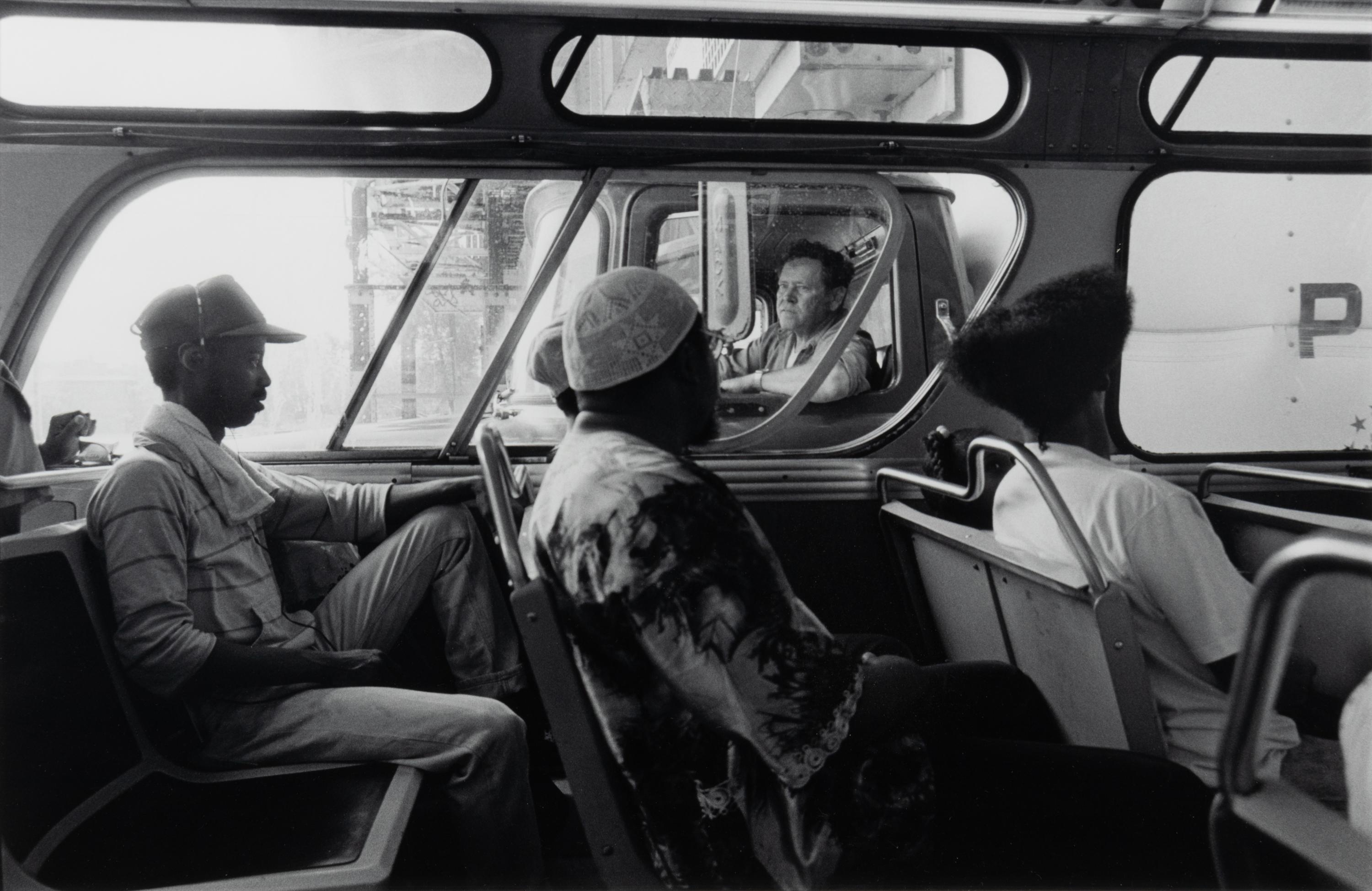 Bus Passing a Truck Driver from Visions of Hopes and Desires
