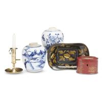 Group of miniature tablewares England and China, 19th century