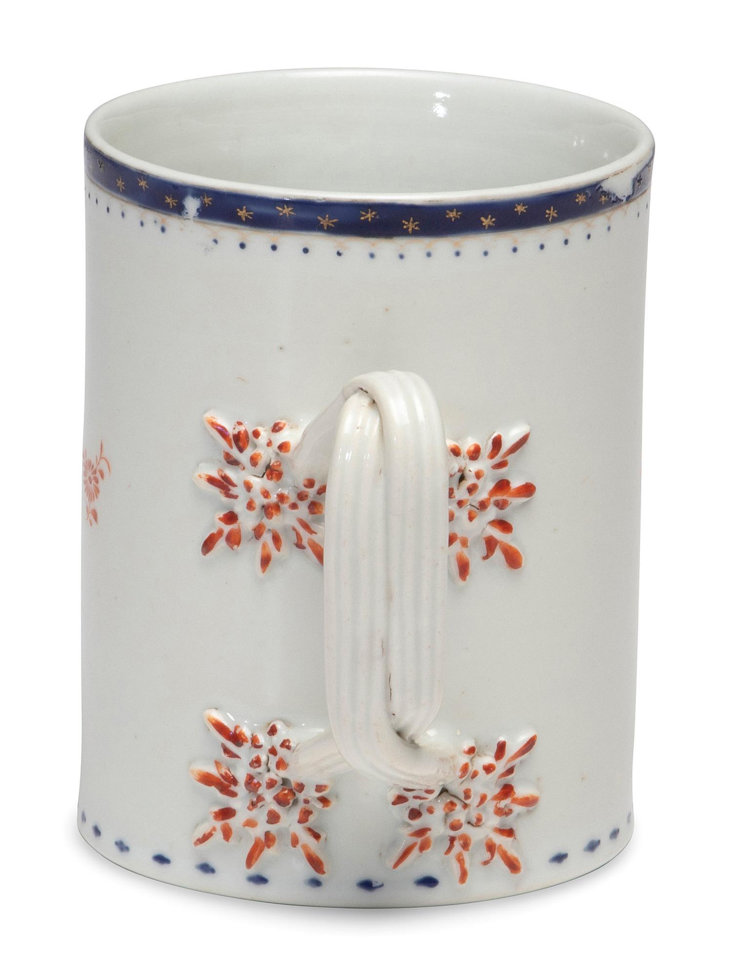 A Chinese Export Porcelain Mug for the American Market