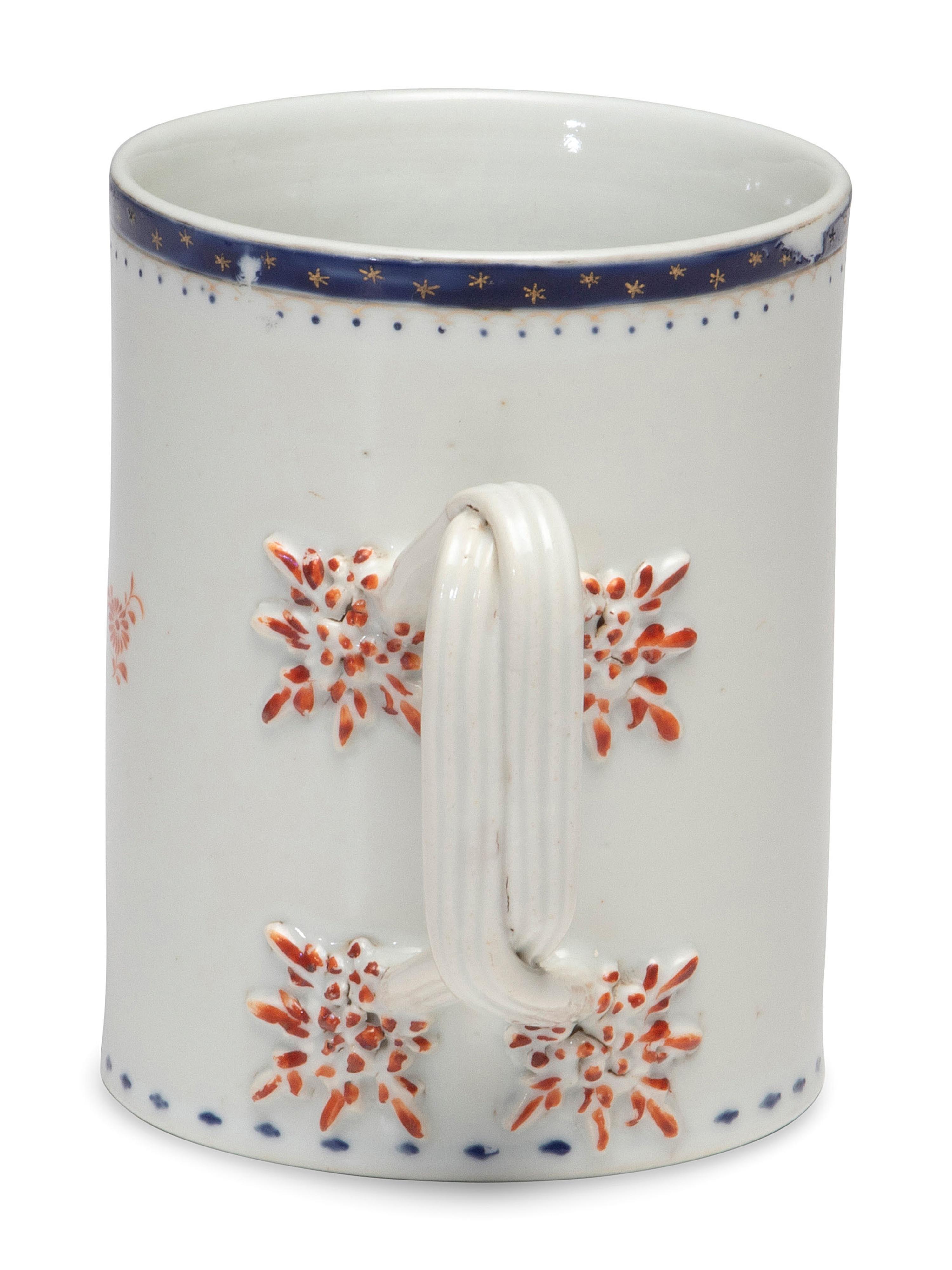 A Chinese Export Porcelain Mug for the American Market