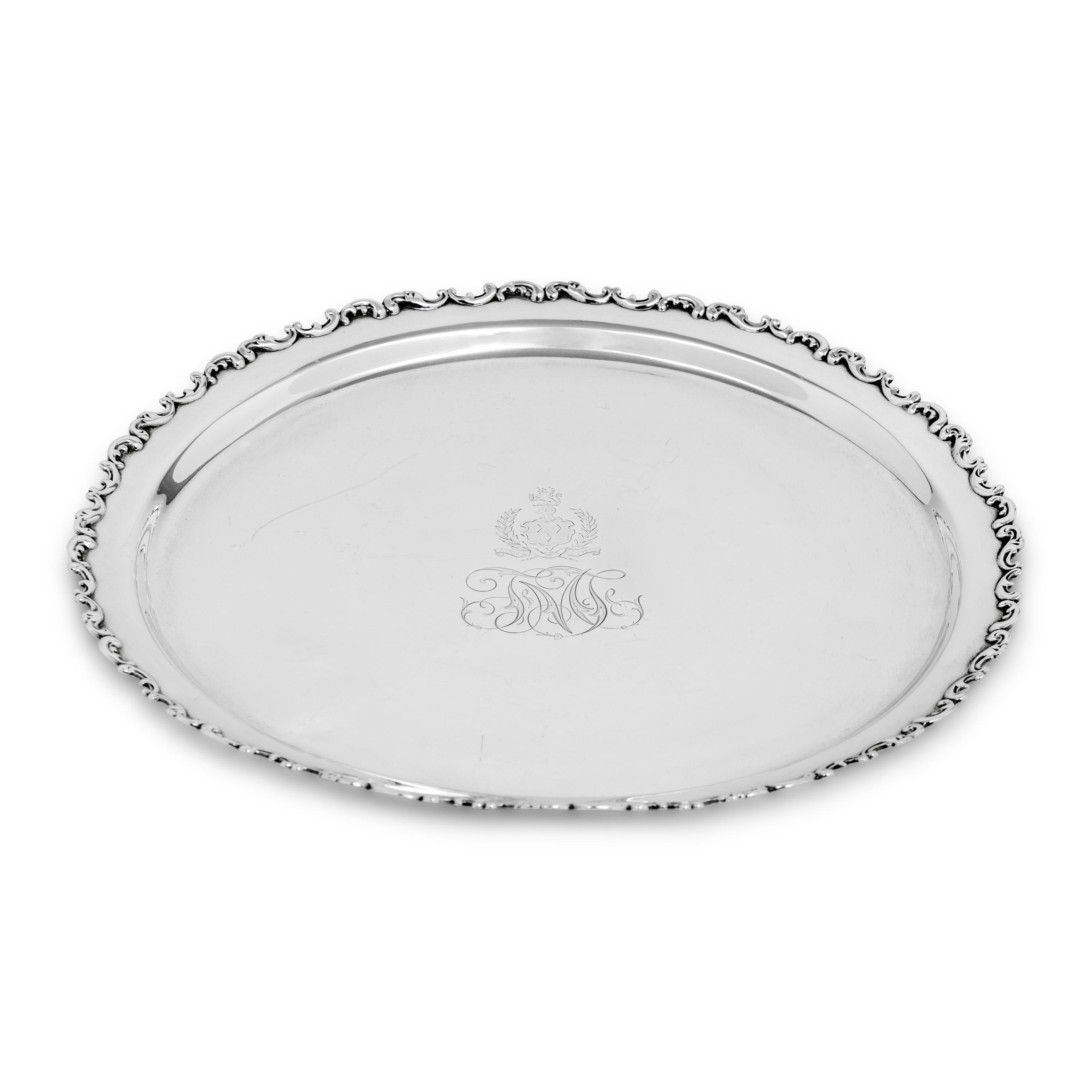 An American Silver Serving Tray
