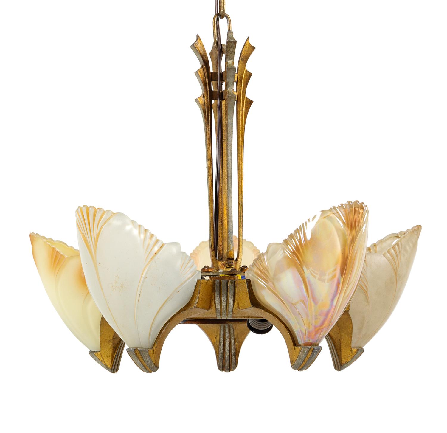 An Art Deco Light Fixture