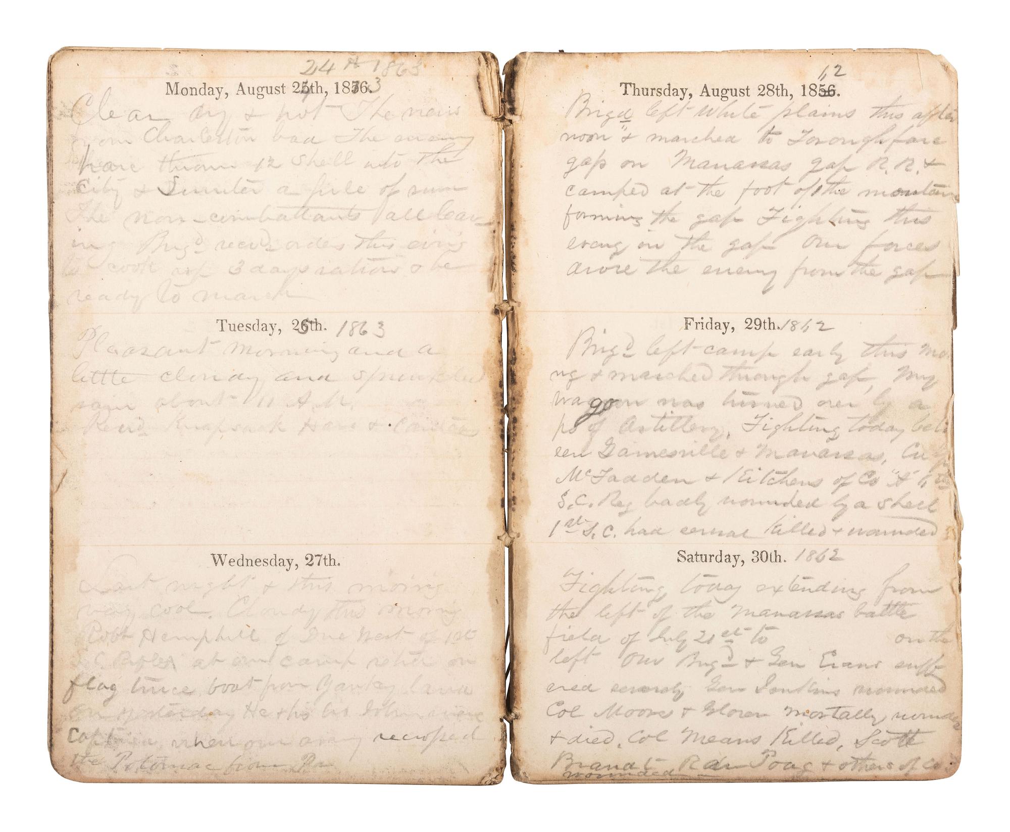 [CIVIL WAR]. Civil War archive of Ordnance Sgt. David H. Wilson (1831-1863), Co. F, 6th South Carolina Infantry, including war-date letters, diary, and photographs.