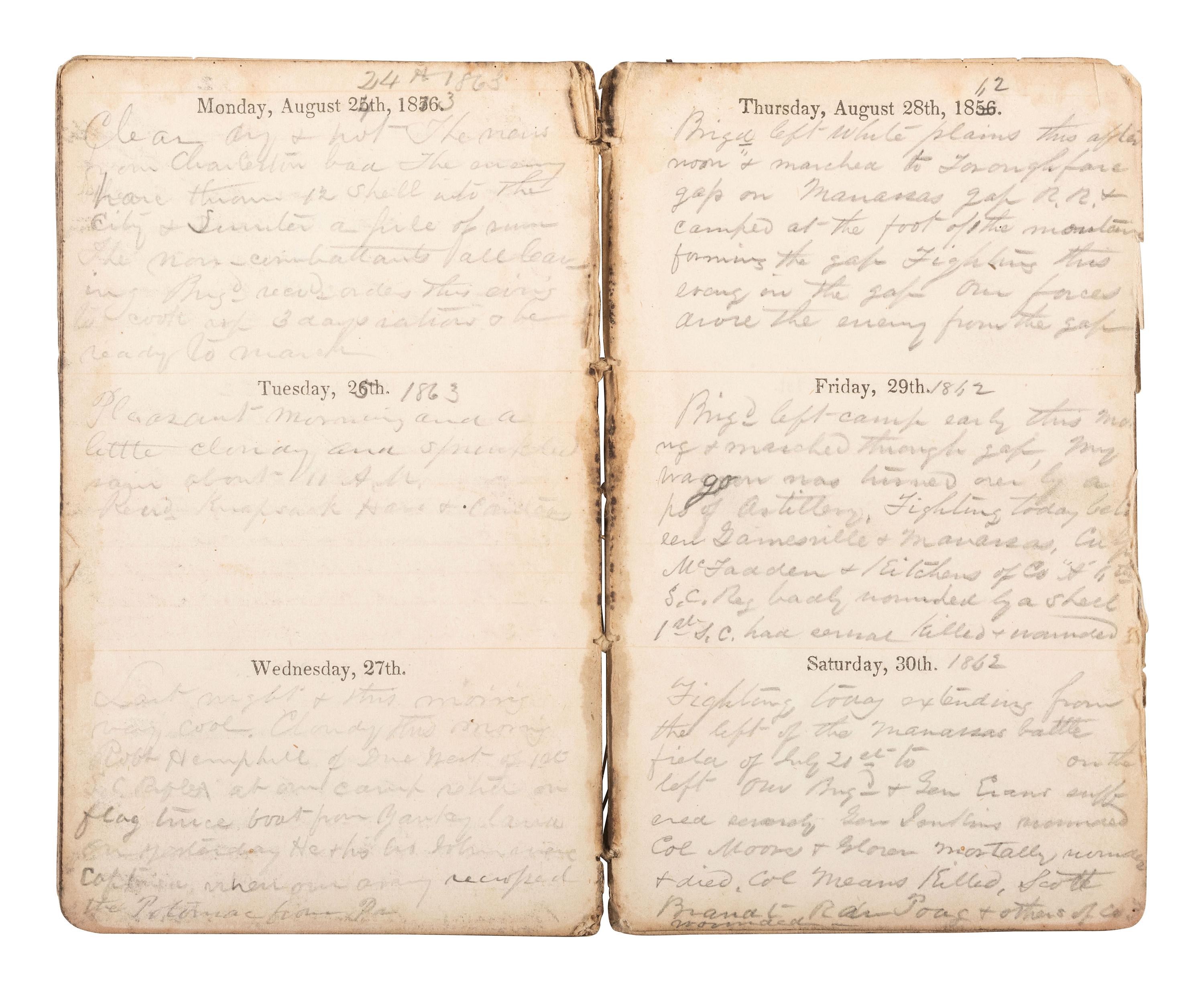[CIVIL WAR]. Civil War archive of Ordnance Sgt. David H. Wilson (1831-1863), Co. F, 6th South Carolina Infantry, including war-date letters, diary, and photographs.