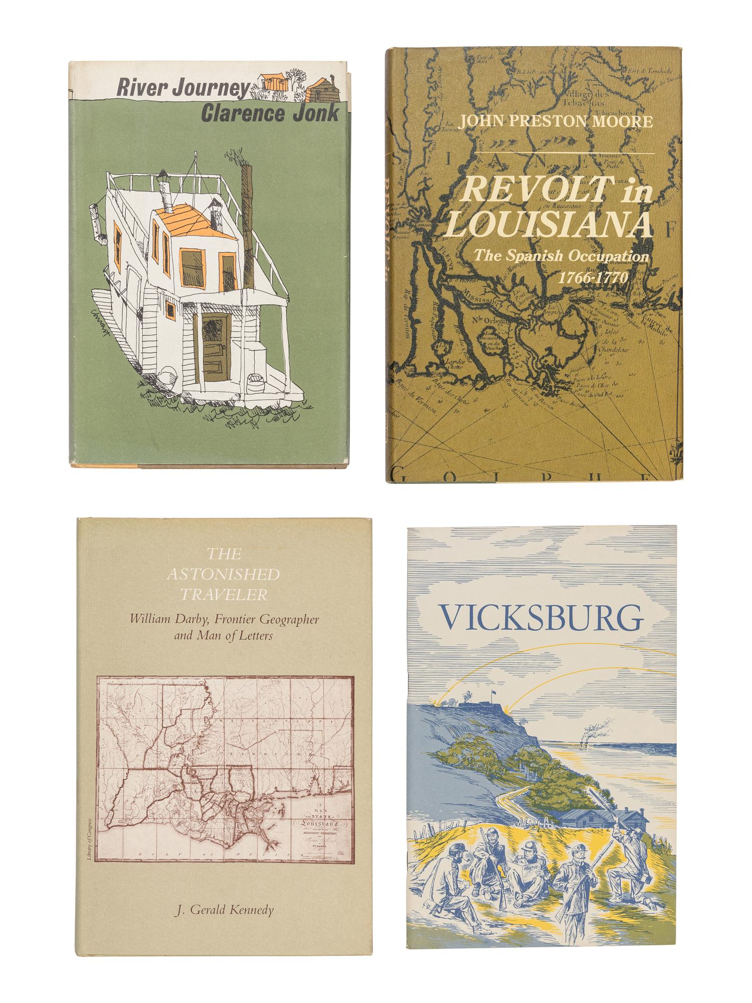 [MISSISSIPPI RIVER REFERENCE]. A group of 280 modern reference works, including: