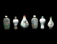 Six Chinese Snuff Bottles