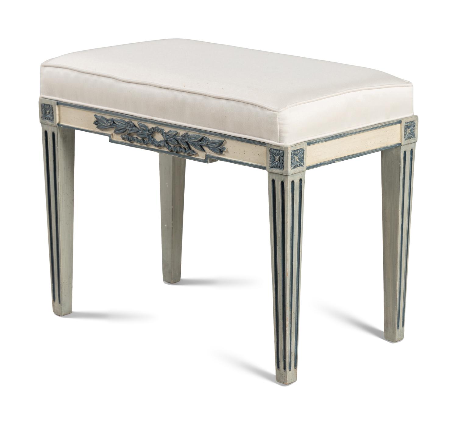 A Painted Window Bench