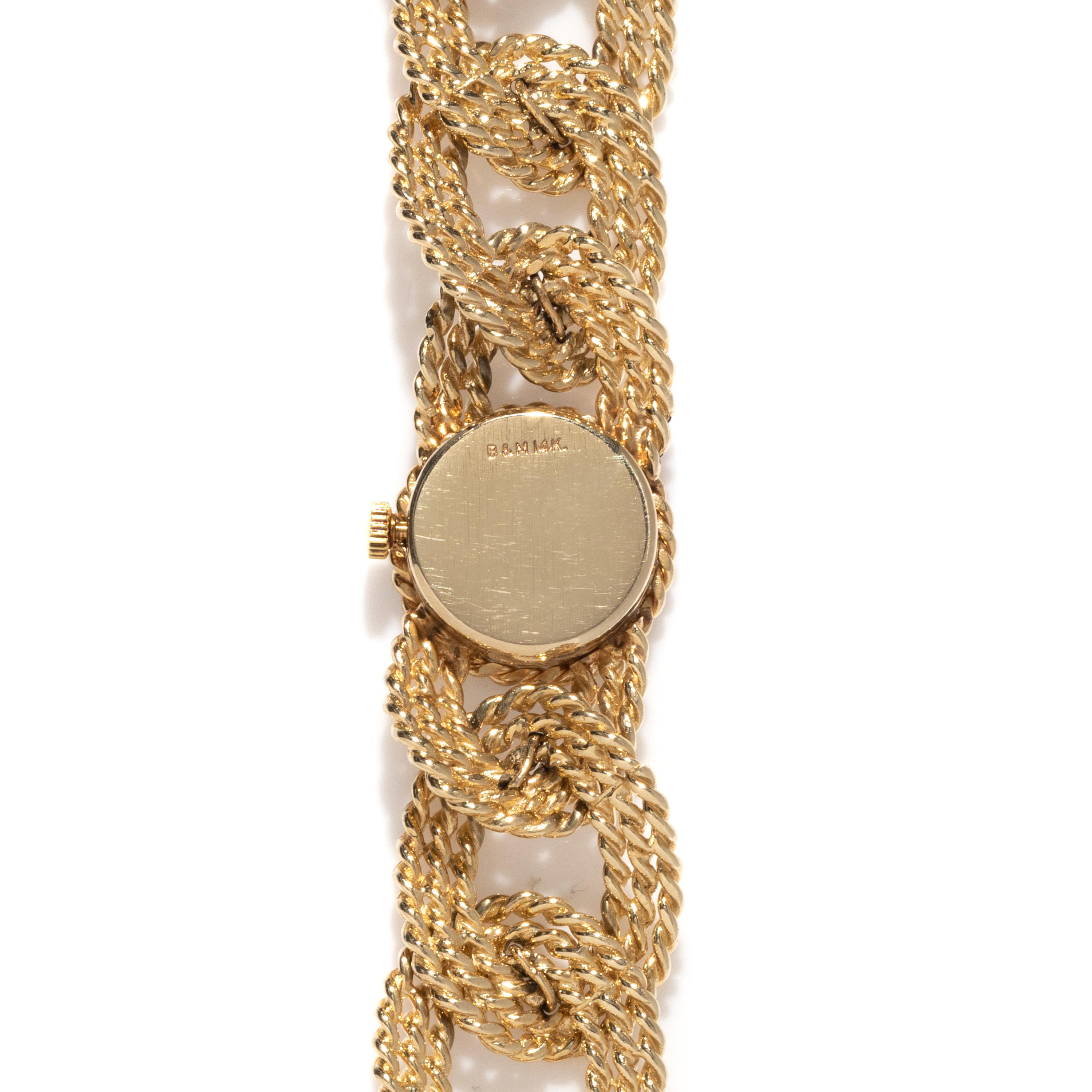 BAUME & MERCIER, 14K YELLOW GOLD WATCH