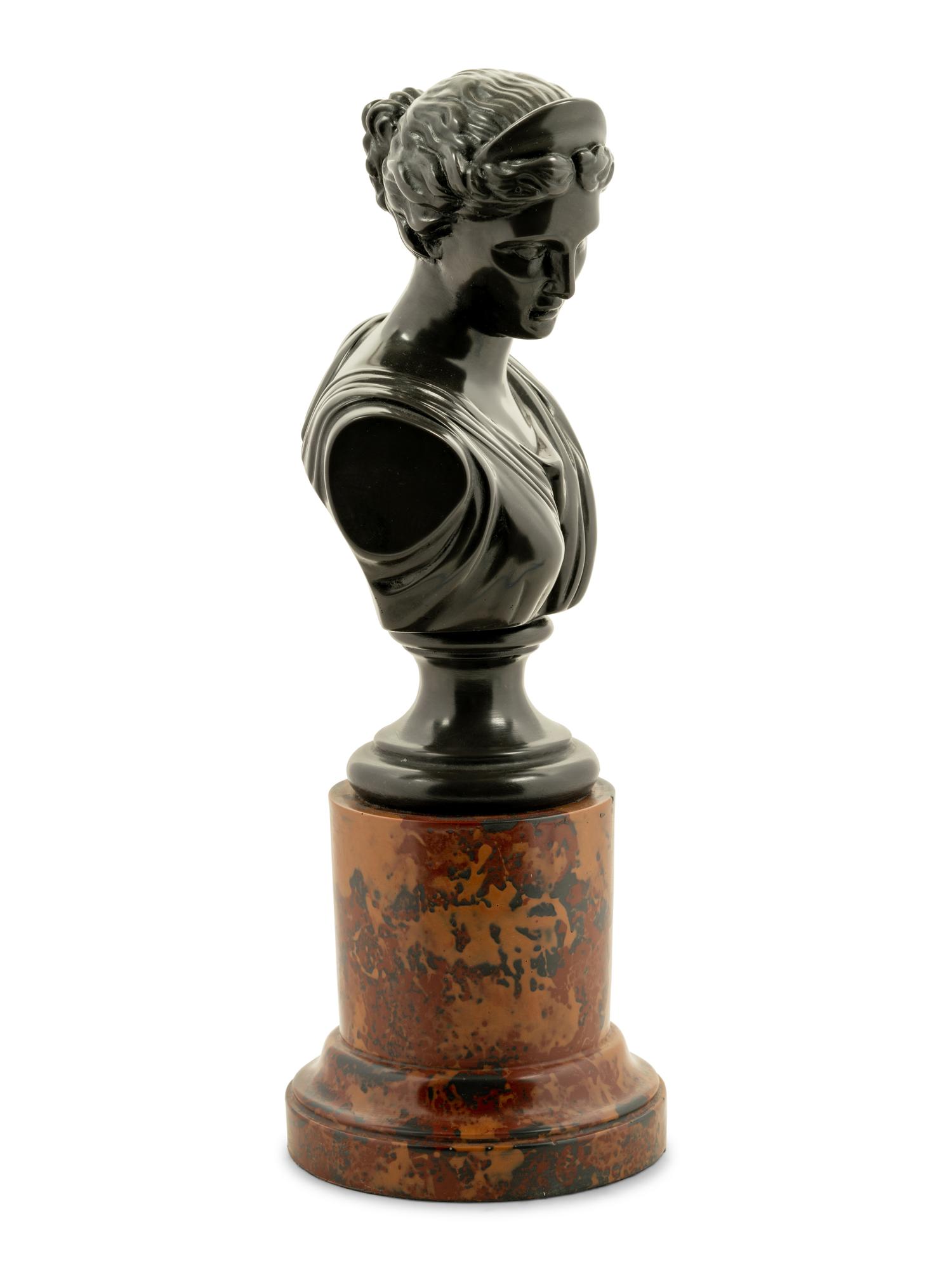 A Grand Tour Style Bronzed Composition Bust