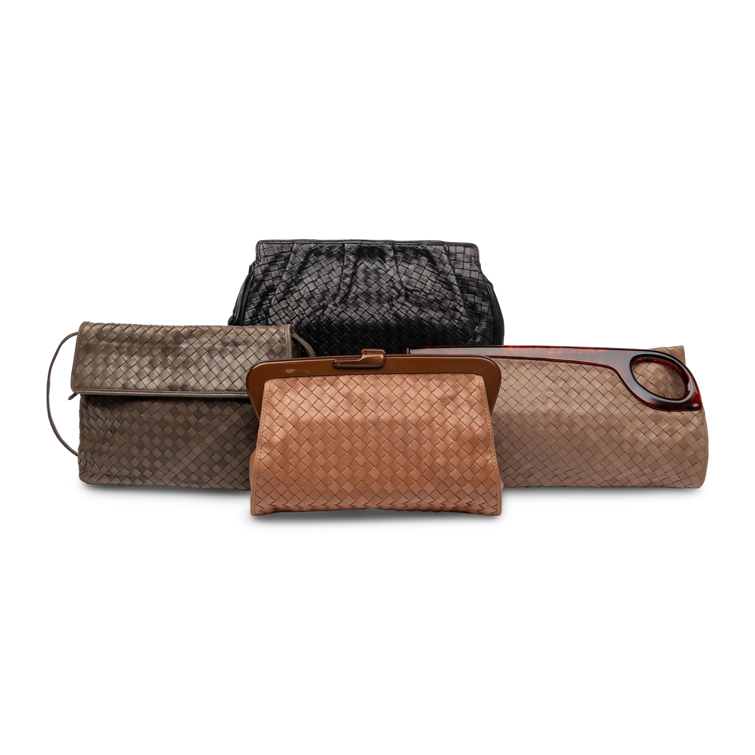 Bottega Veneta, Four Intrecciato Leather Handbags