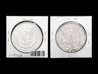 Two 1900-O Morgan $1 Coins