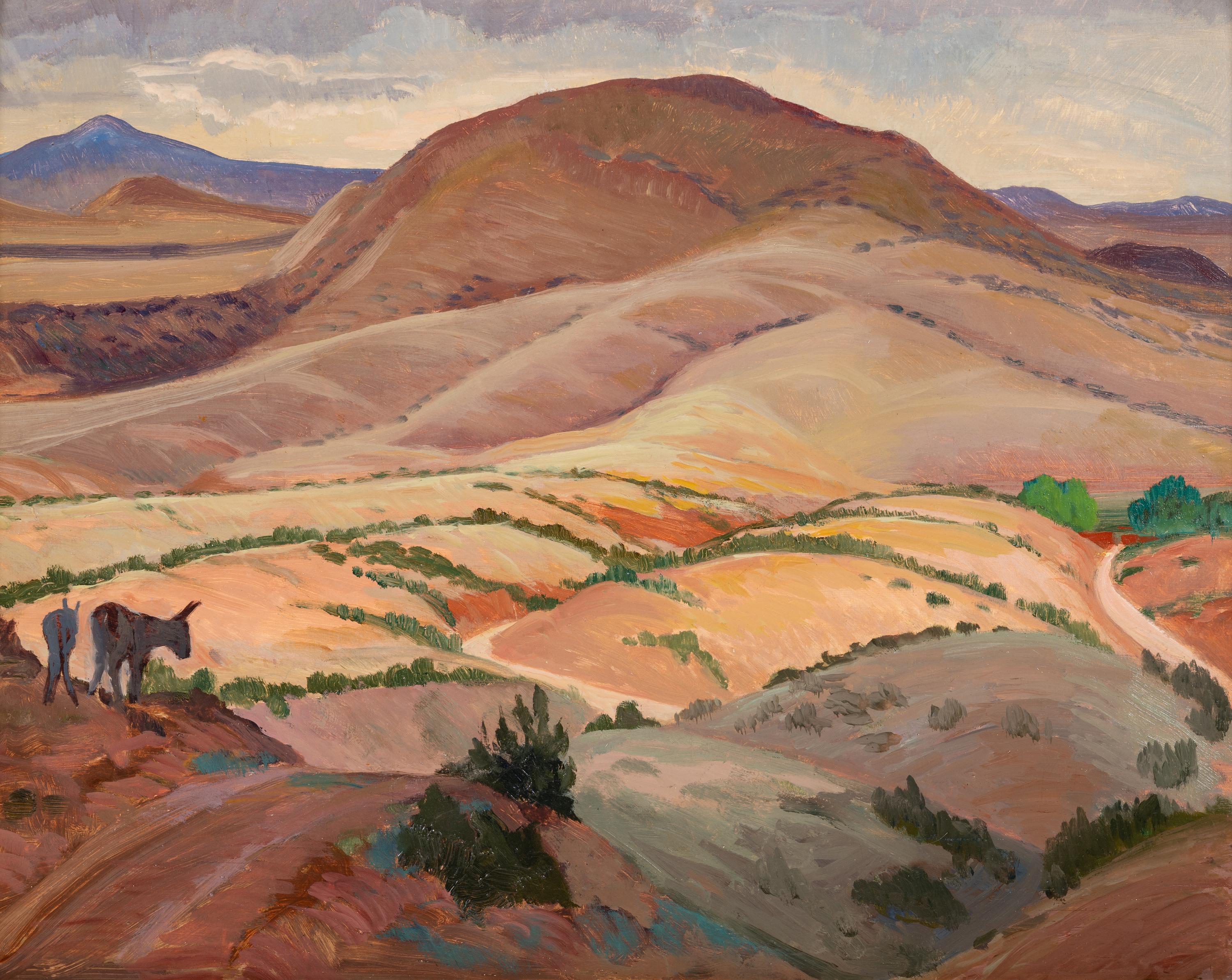 Donkeys in Landscape