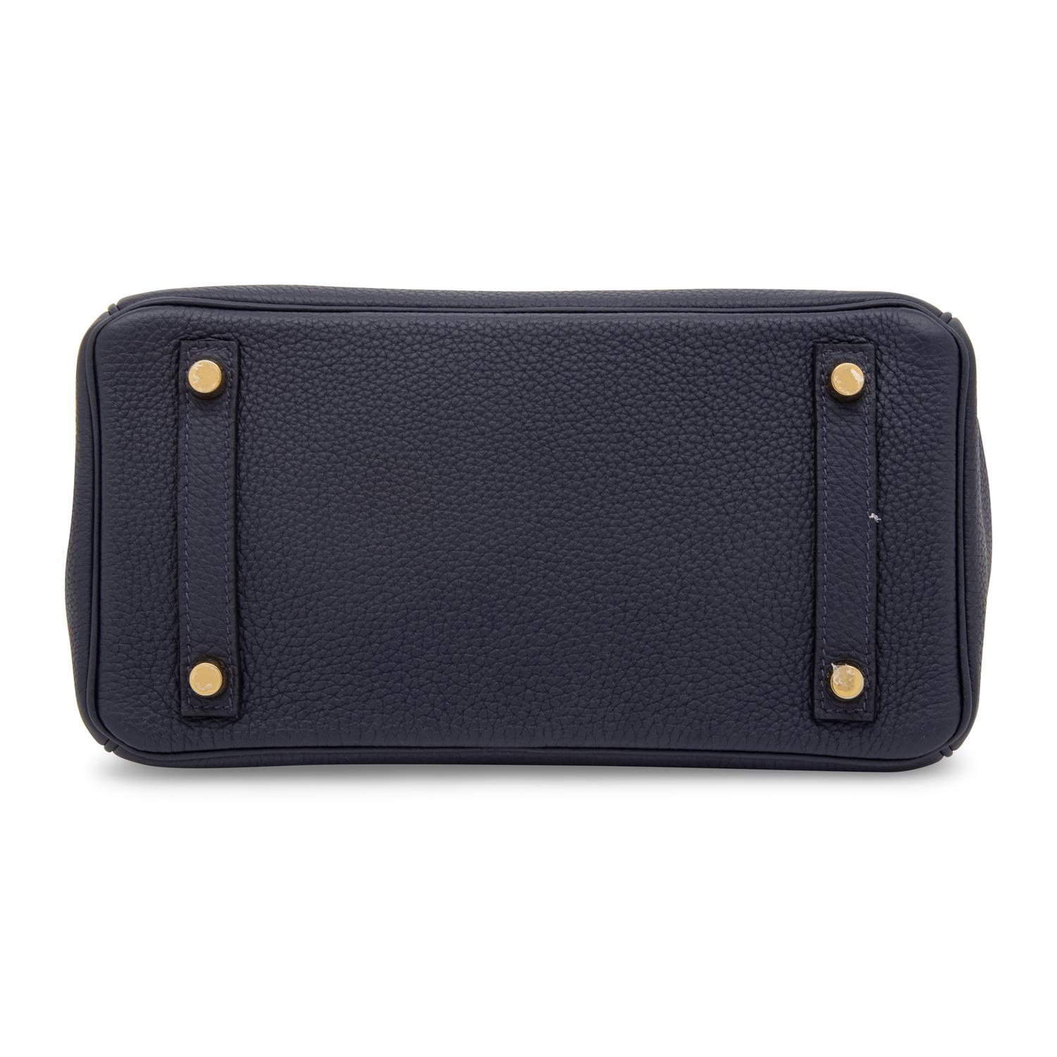 HERMÈS, BIRKIN 25 IN TOGO BLEU NUIT