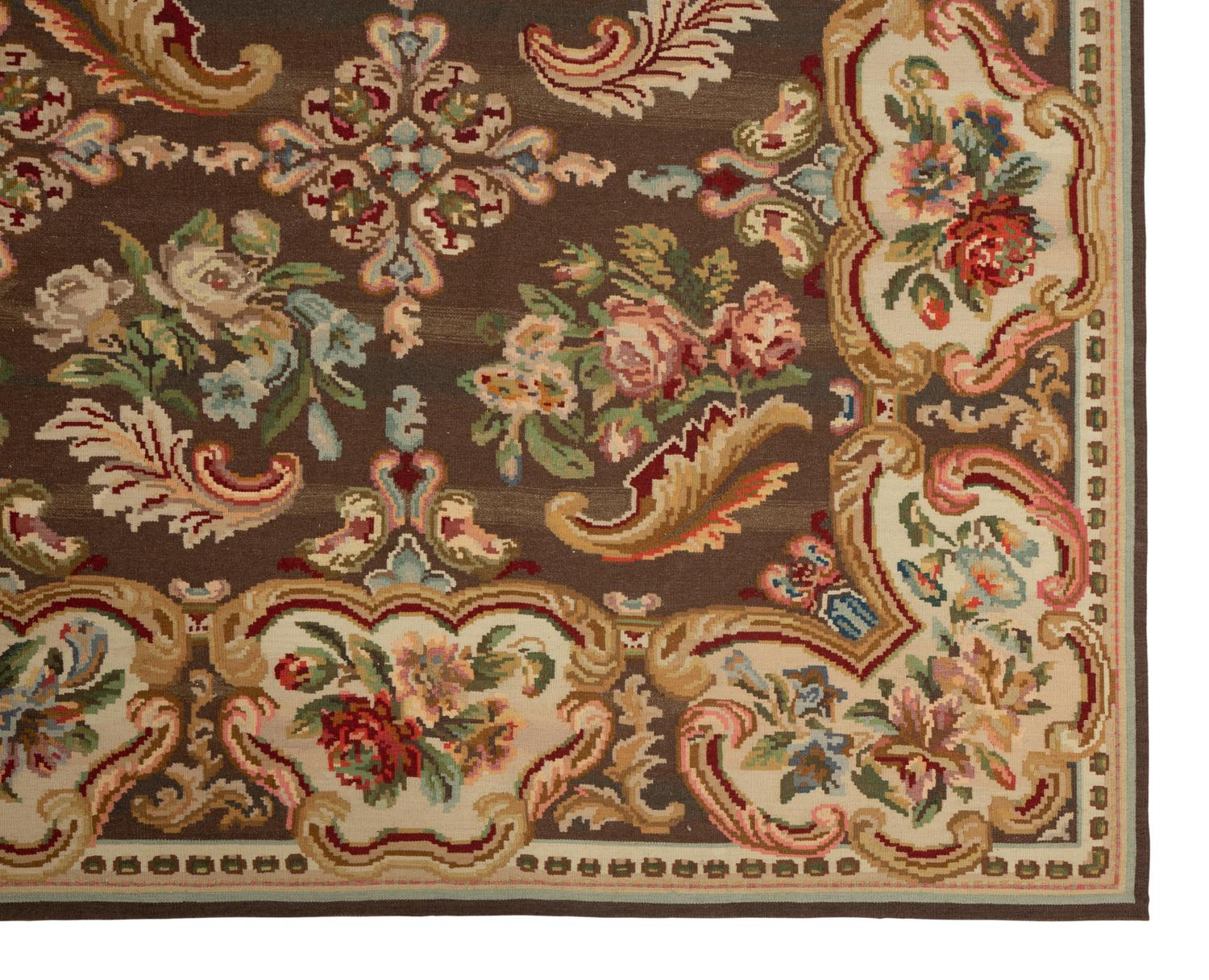 A Continental Needlepoint Rug