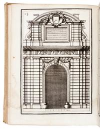 [ARCHITECTURE]. PALLADIO, Andrea (1518-1580). Traicte des cinq ordres d'architecture, desquels se sont seruy les Anciens. Traduit du Palladio augmente de nouvelles inventions pour l'art de bien bastir par le Sr. Le Muet . Paris: F. Langlois, 1645.