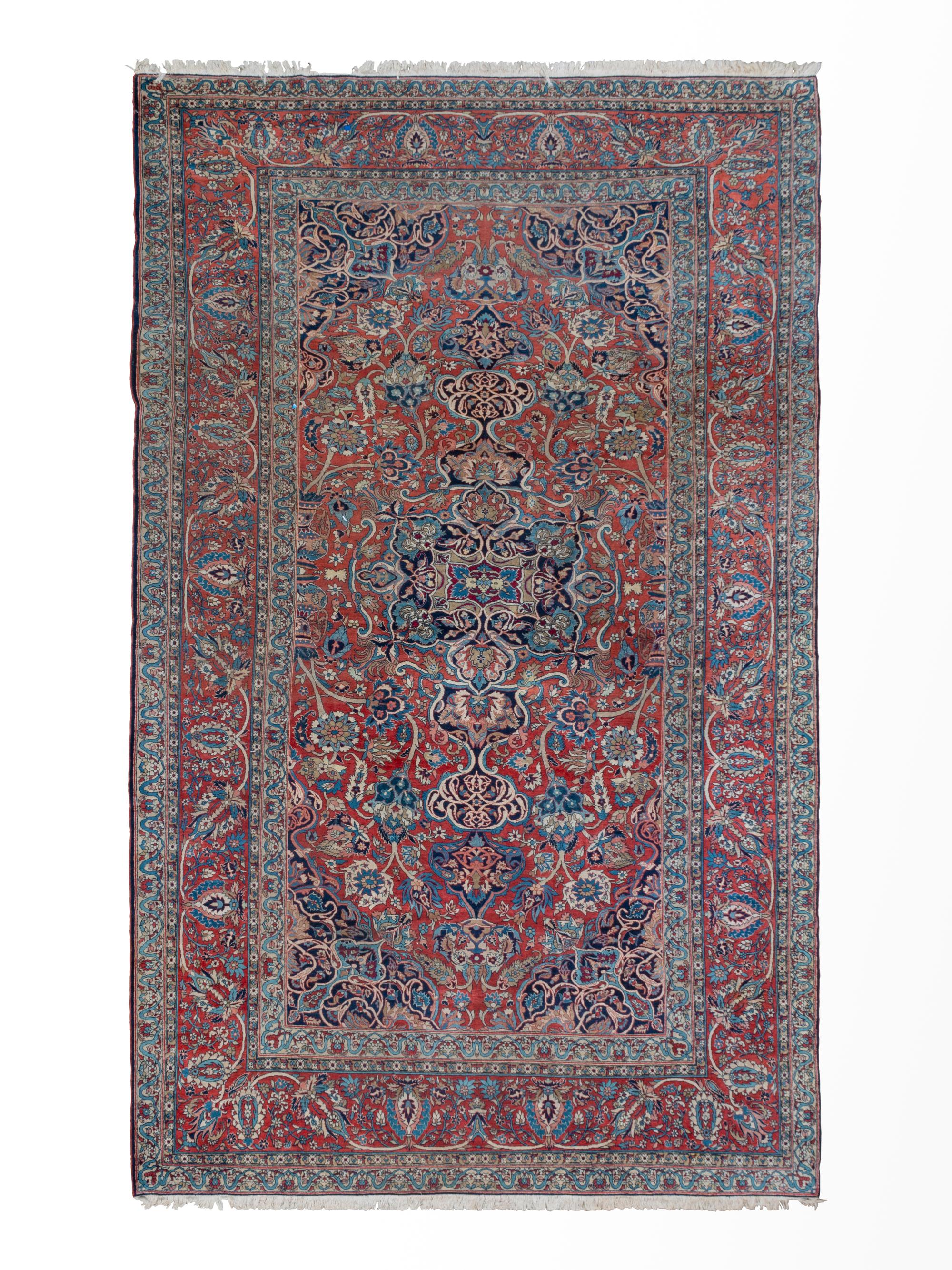 A Kashan Carpet — LATE 19TH CENTURY