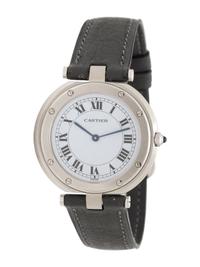 CARTIER, STAINLESS STEEL 'SANTOS DE CARTIER' WRISTWATCH