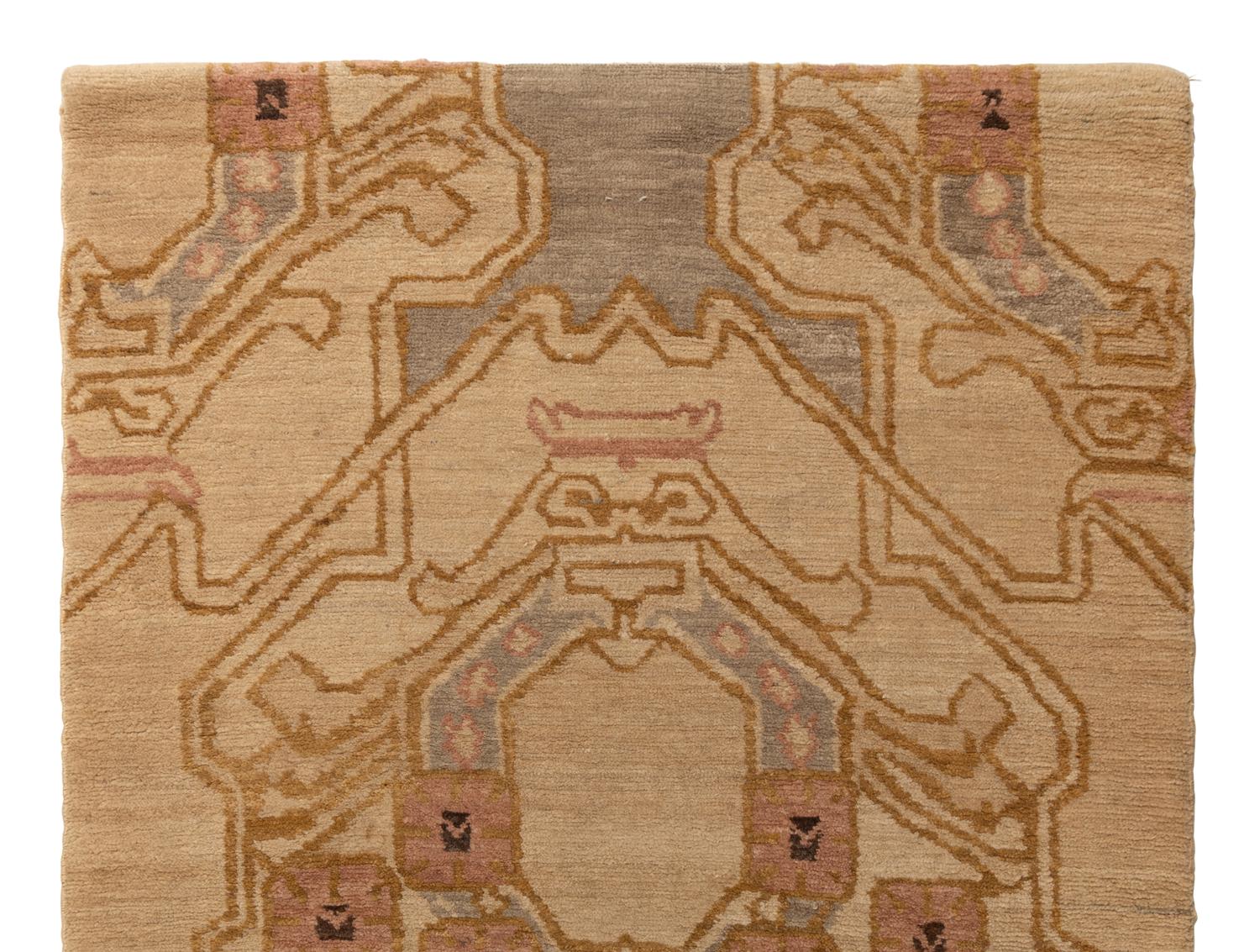 A Pair of Contemporary Wool Runners