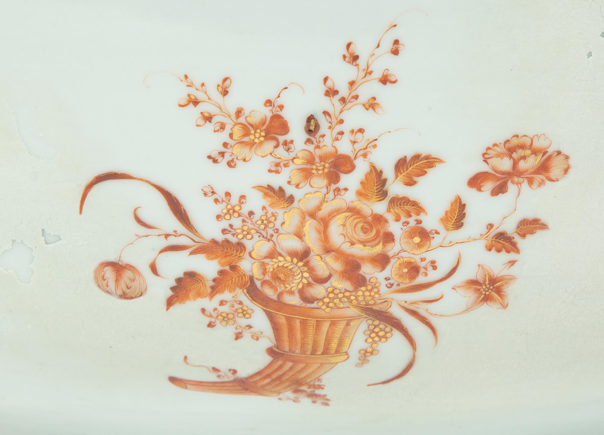 A Chinese Export Porcelain Armorial Decorated Punch Bowl