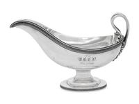 A Tiffany and Co. Silver Sauce Boat