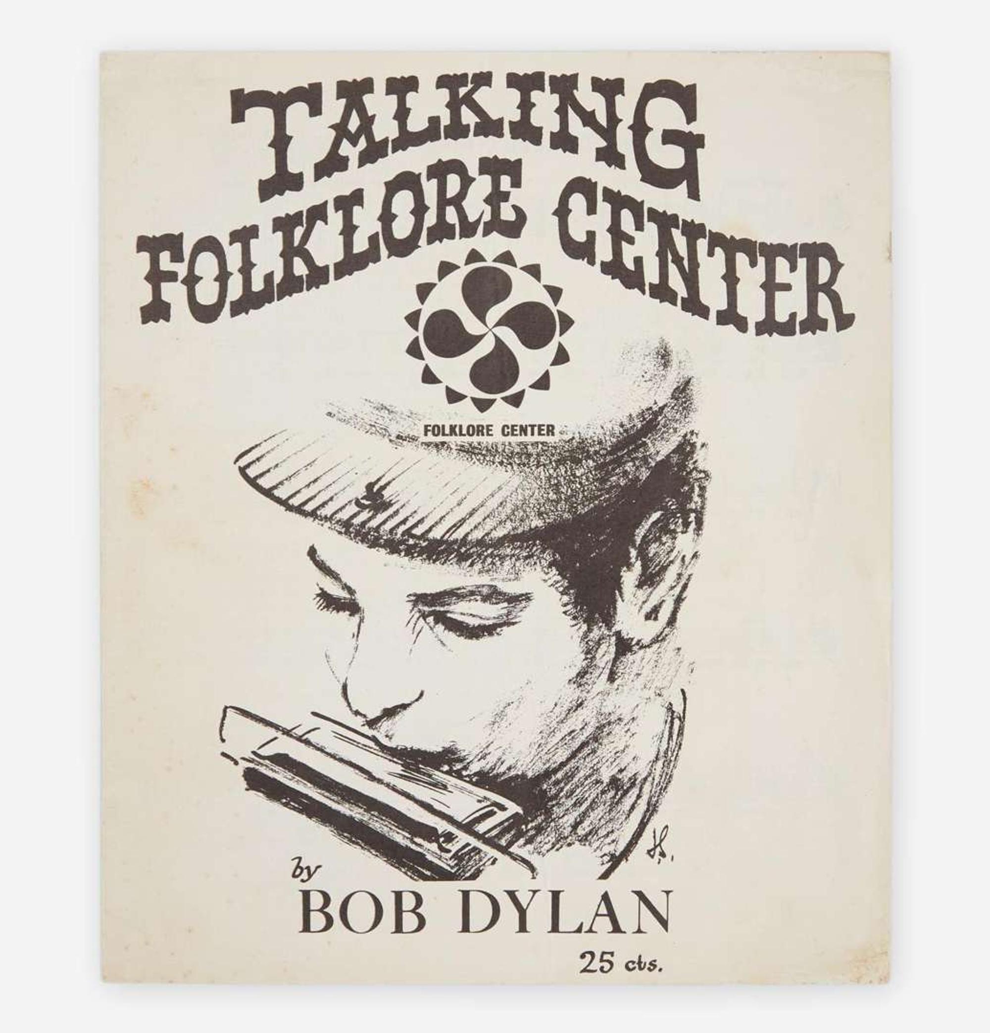 [Music] [Dylan, Bob] Group of 2 Rare and Early Bob Dylan Items