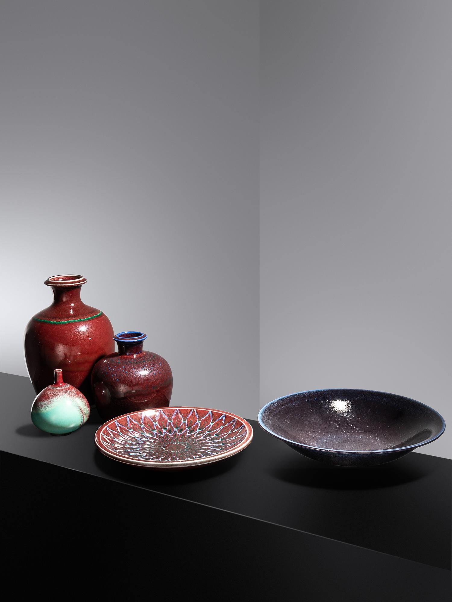 Collection of Five Vessels Gustavsberg, Sweden
