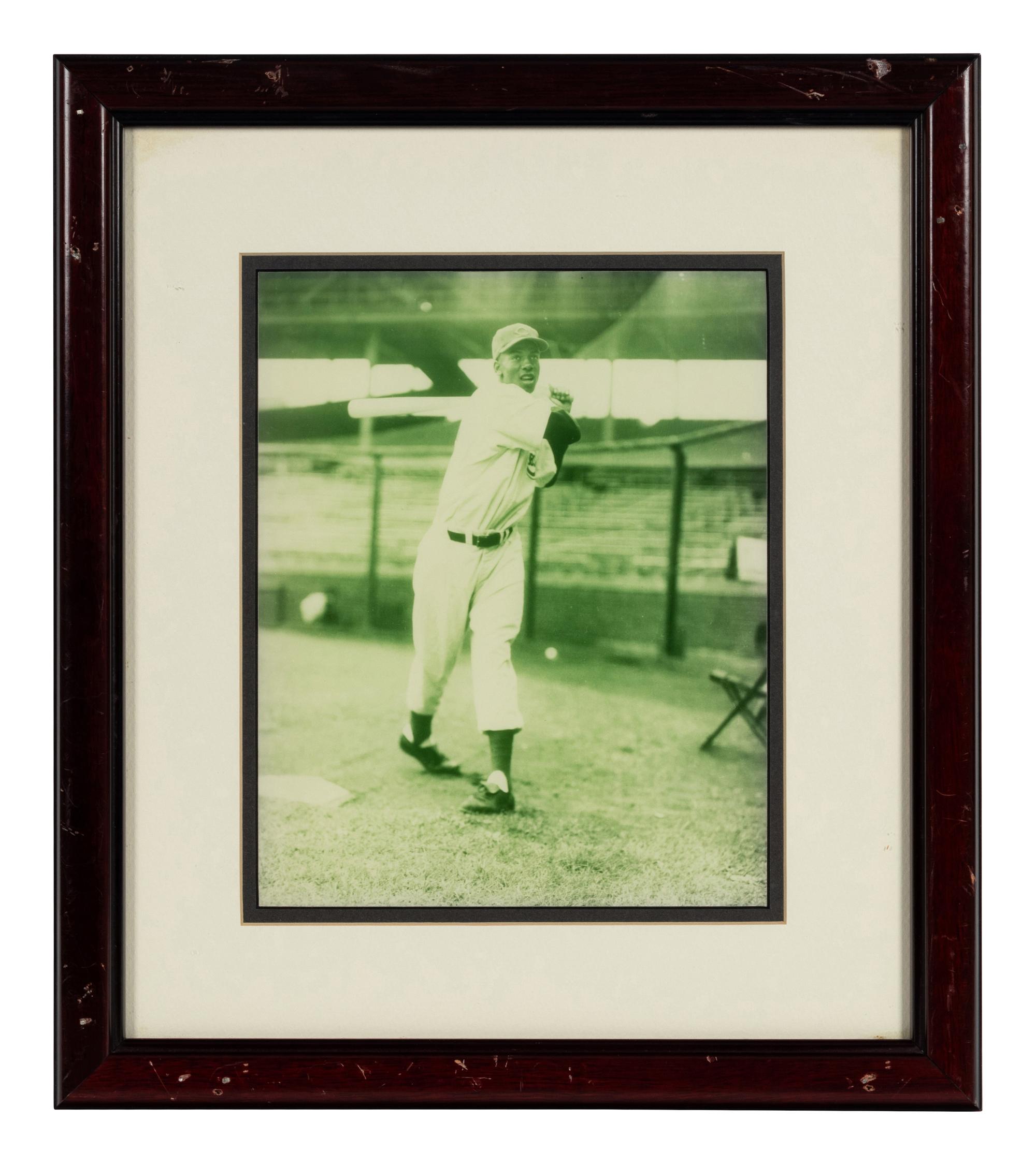 A Group of 14 Photographs of Various Chicago Baseball Players Formerly Displayed at Mike Ditka’s Restaurant