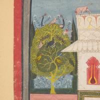 A Painting of Varari Ragini, Pages from a Dispersed Ragamala Series (Garland of Musical Modes), Madhya Pradesh (Malwa or Bundelkhand Region), India, Circa 1725-1750