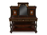 A Napoleon III Style Ebonized and Burlwood Bonheur-du-Jour — 20TH CENTURY