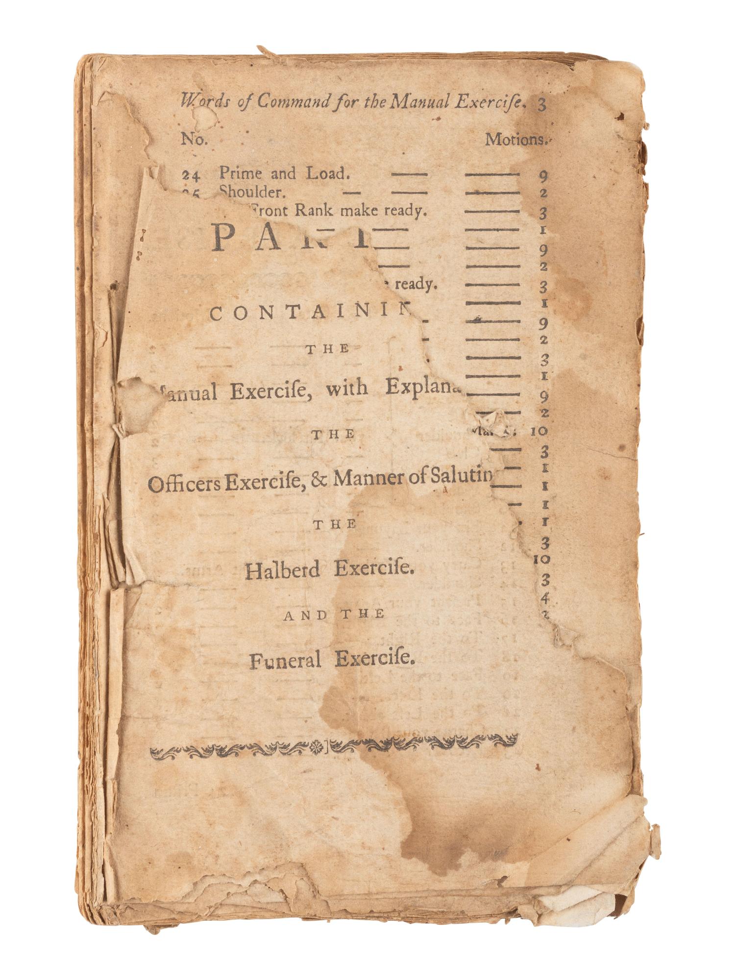 [MILITARIA]. Early volumes related to military tactics and discipline.