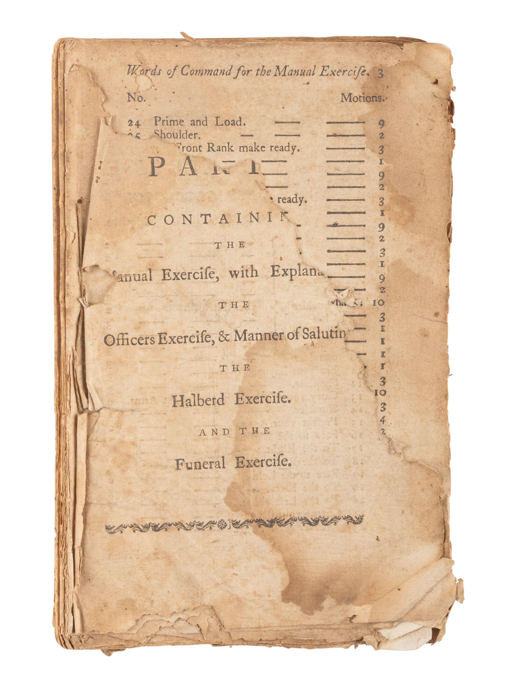 [MILITARIA]. Early volumes related to military tactics and discipline.