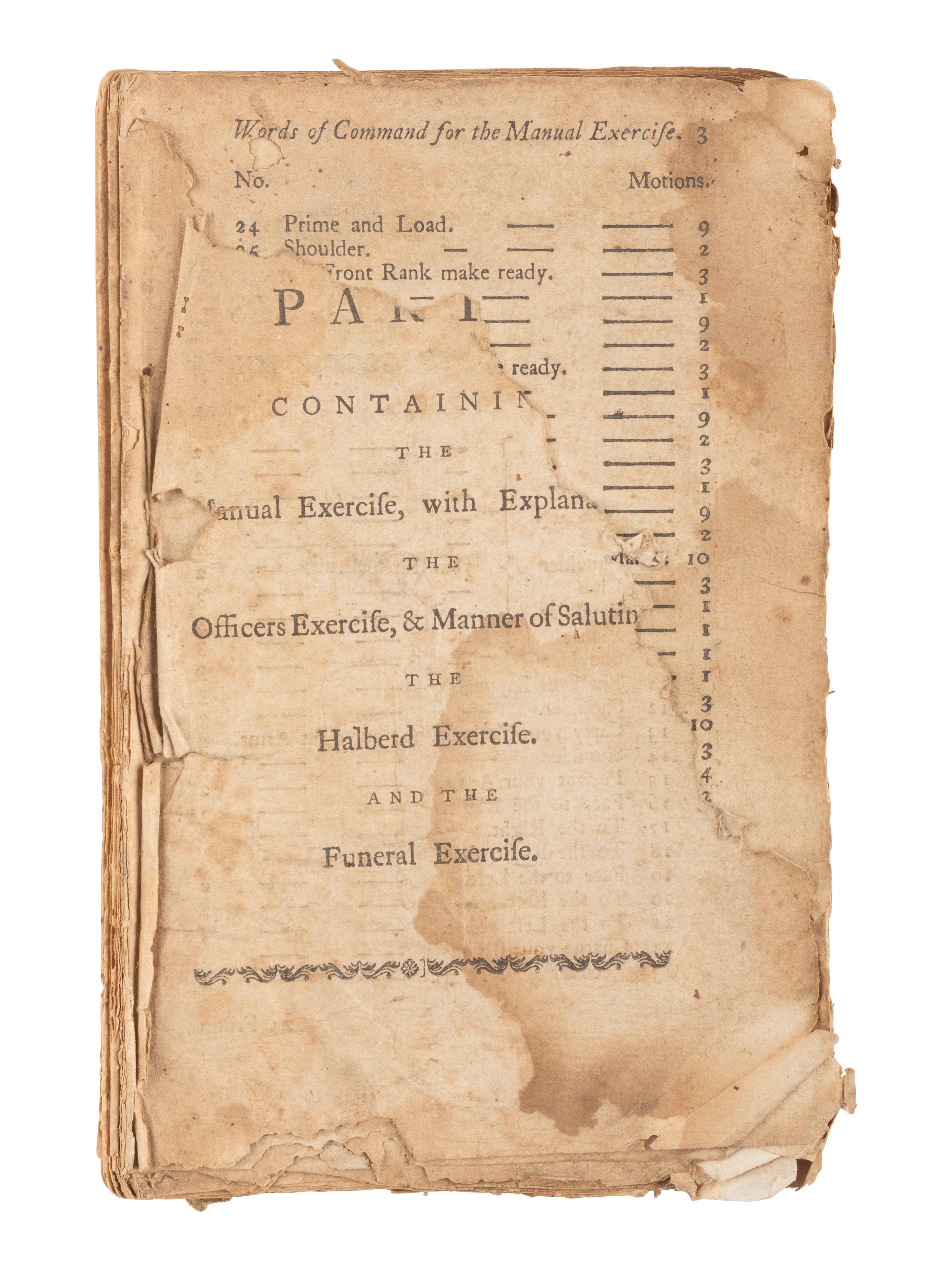 [MILITARIA]. Early volumes related to military tactics and discipline.