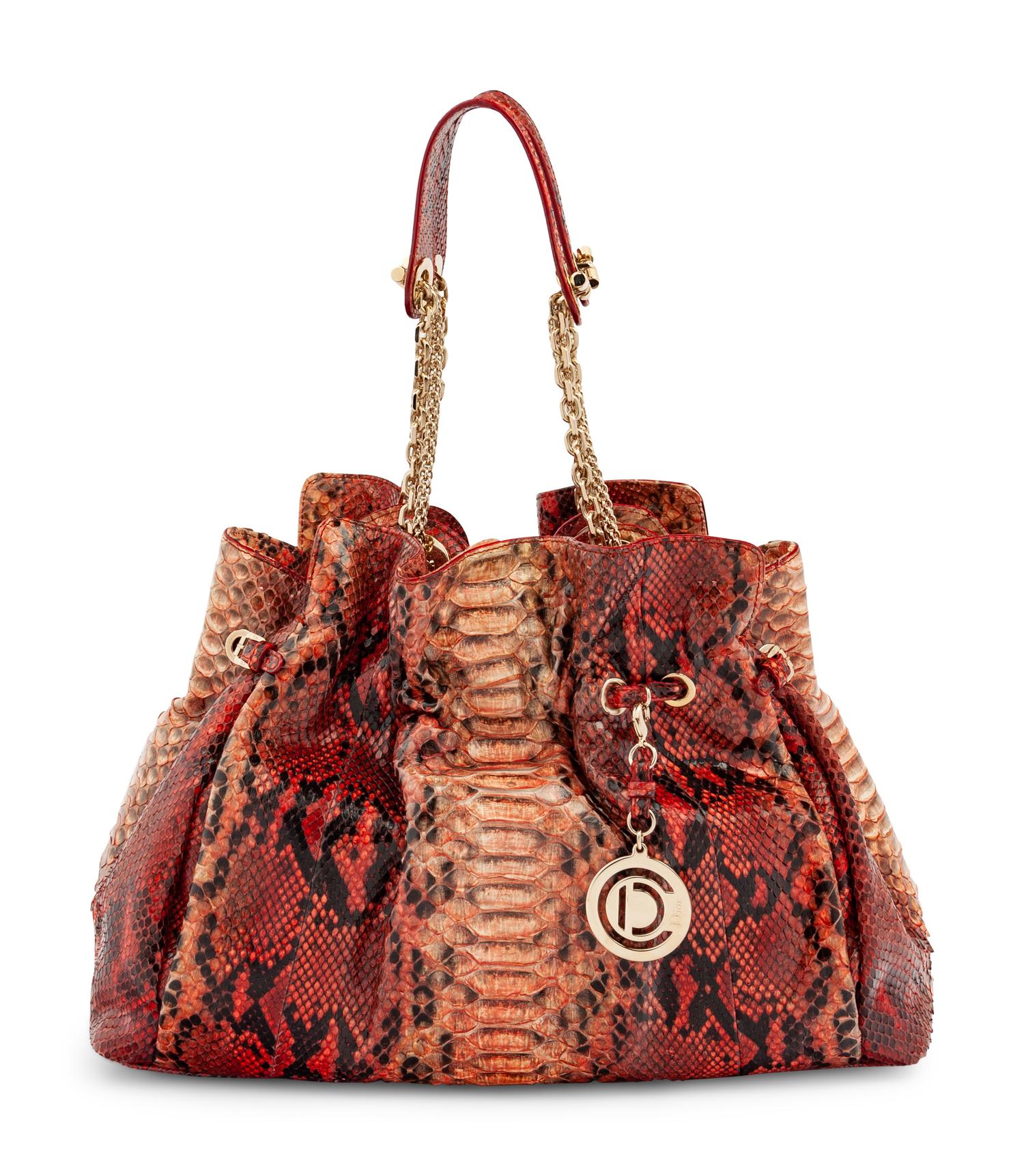 Christian Dior Red Python Le Trente Bag, 2009