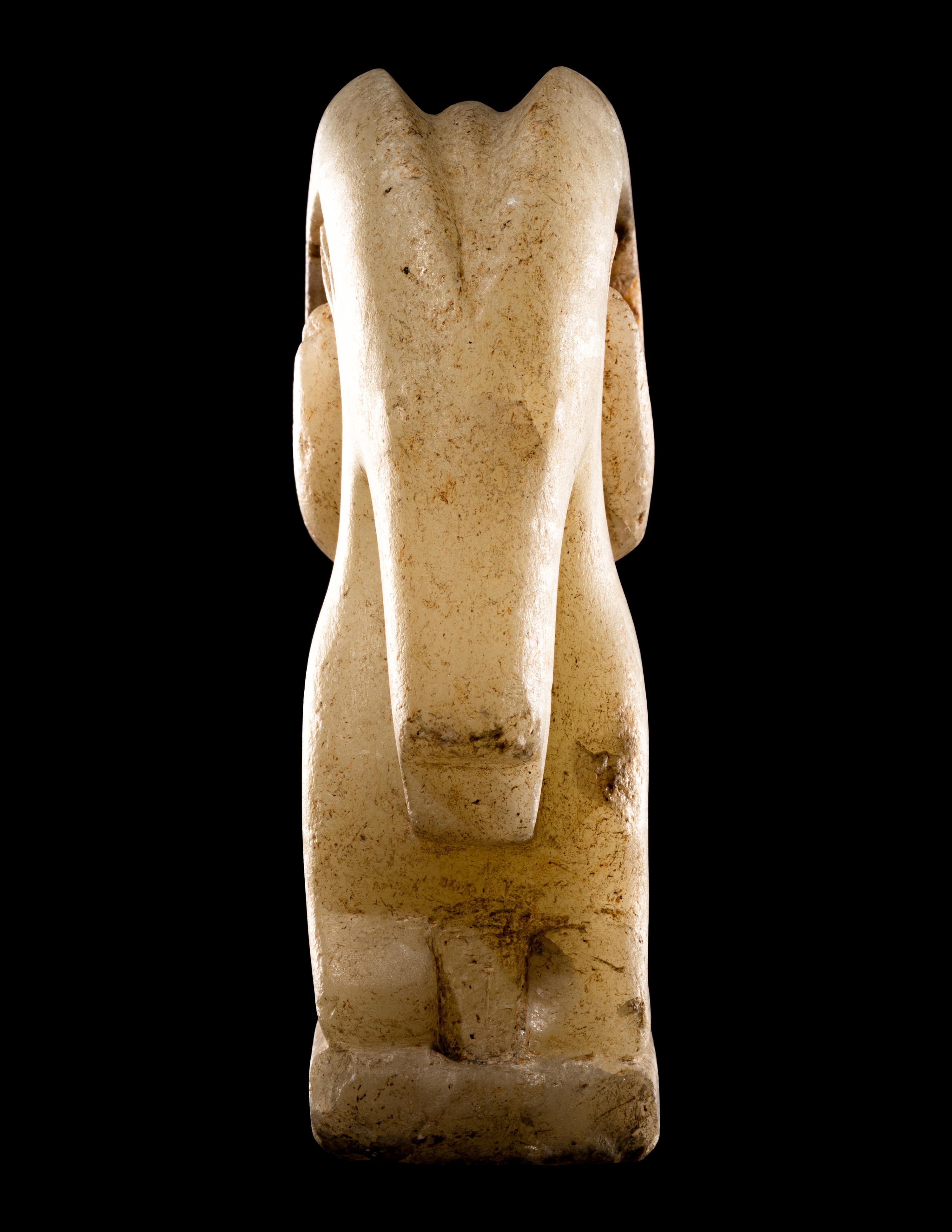 A South Arabian Alabaster Ibex