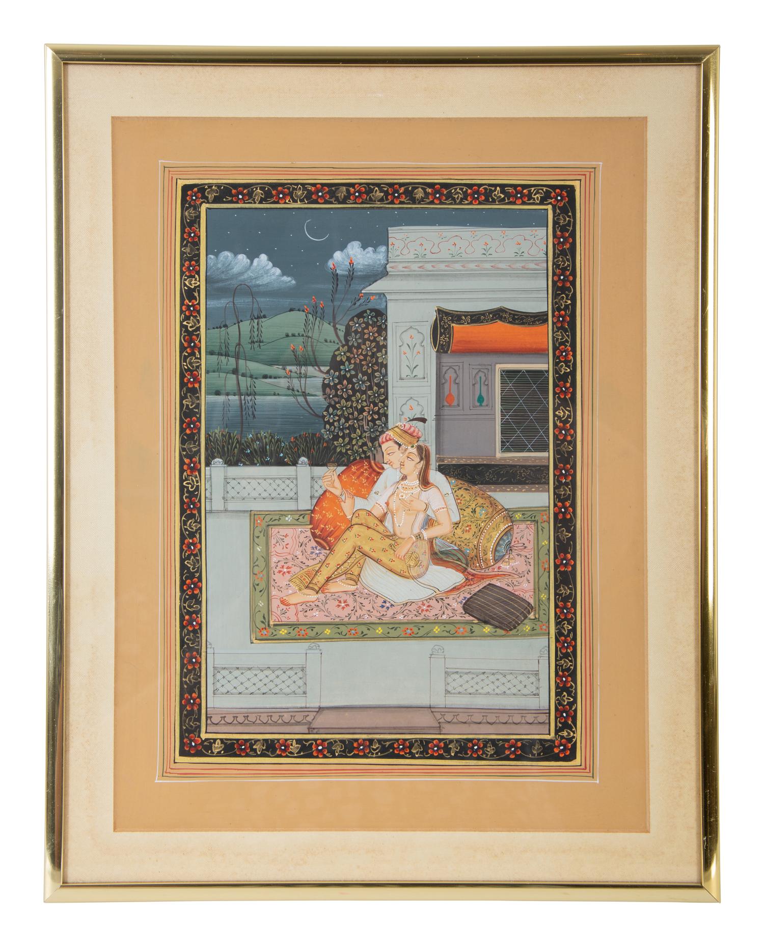 A Group of Four Indian Court Paintings — 20TH CENTURY