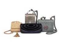 Four Rafael Sanchez for Geoffrey Beene Handbags