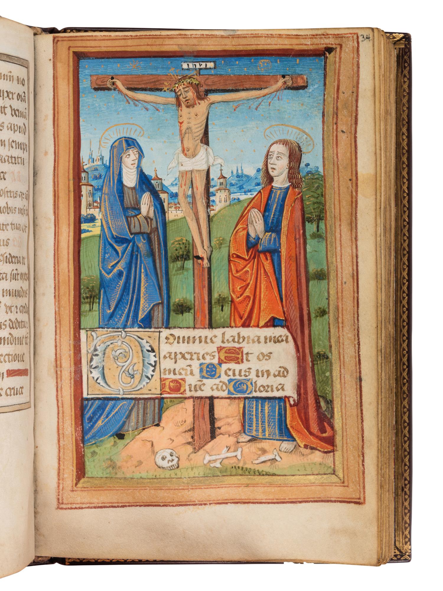 MASTER OF RAOUL DU FOU and JEAN SERPIN (both active Rouen, c. 1480-1520). Book of Hours, use of Rouen, in Latin and French, illuminated manuscript on parchment [France, Rouen, c. 1480-1490]