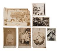 [AFRICAN AMERICANA]. Photographic archive related to Sgt. Robert L. Blackburn, 93rd Signal Company, 93rd Infantry Division, of Cleveland, Ohio.