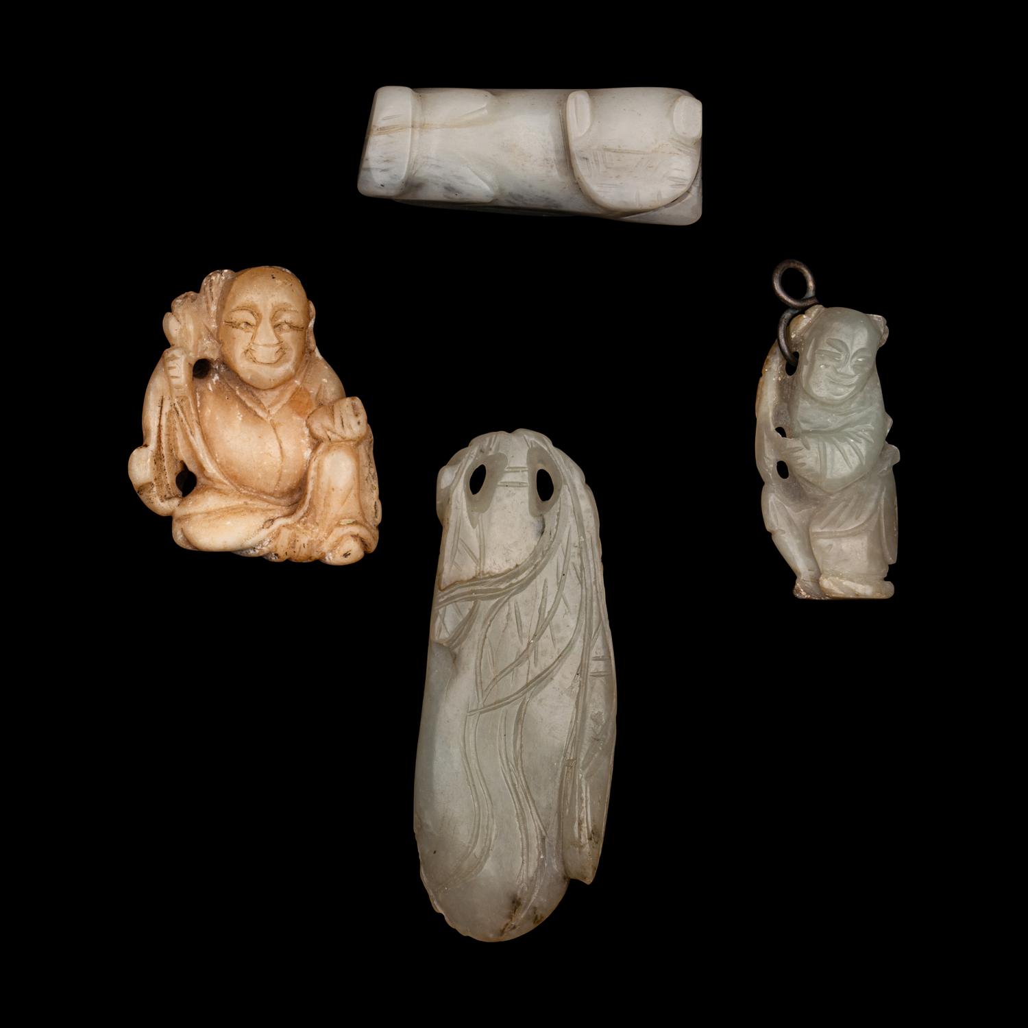 Four Chinese Jade Carvings
