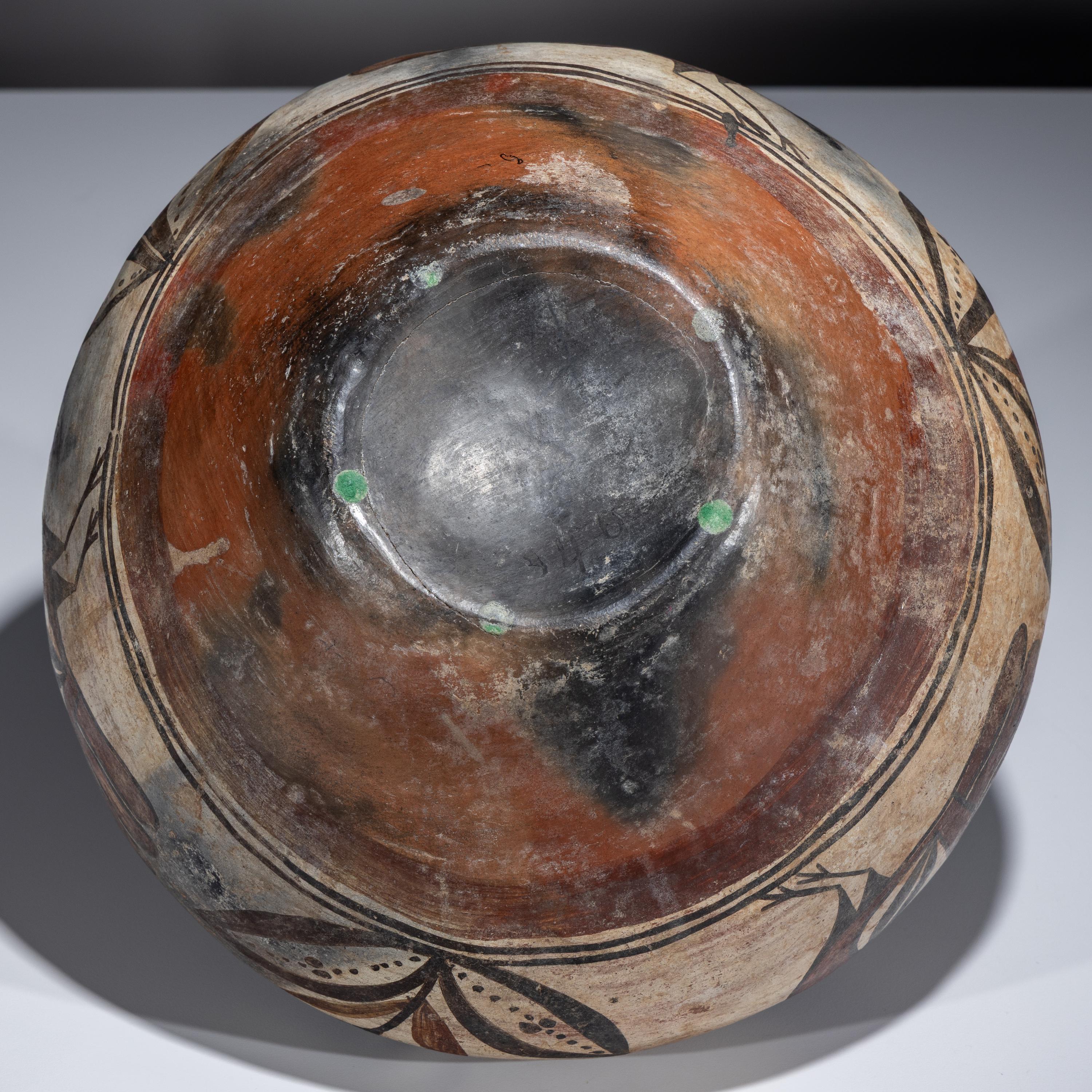 Zia Parrot Pottery Jar