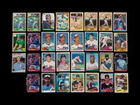 A Group of 41 Modern Hall of Fame, Star and Rookie Baseball Cards,